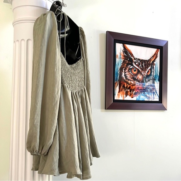 Princess Polly Blake Romper Khaki Green - 🌸🌺NEW w/tags - Picture 5 of 6